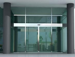The custom-made automatic door for Foxconn has been installed
