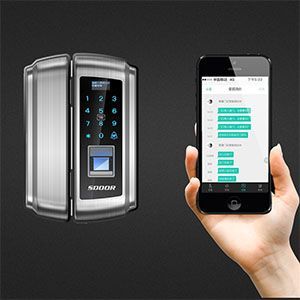 Professional mobile phone-controlled automatic door machine installation and replacement