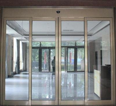 Minimalist style intelligent opening and closing automatic glass door - The technological aesthetics choice for the office area